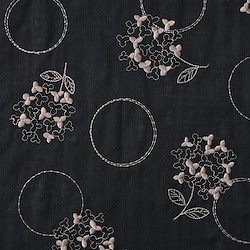 Embroidery Hydrangea - Double Gauze